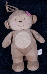 Carters Just One You Monkey Musical Crib Pull Toy Plush Lovey